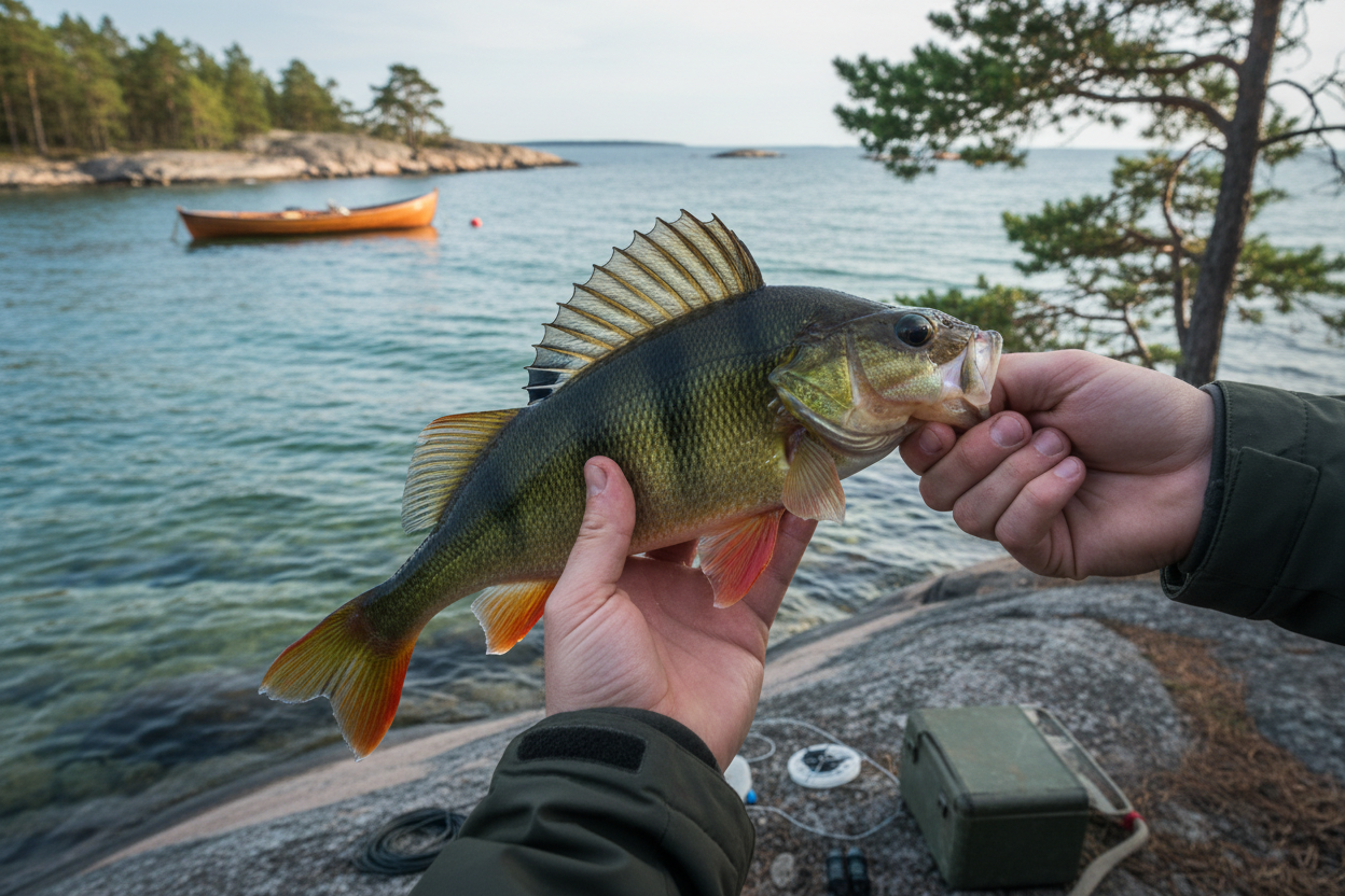 Perch fishing