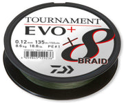 Nöör DAIWA Tournament X8 EVO+ 0.18mm 135m dark green