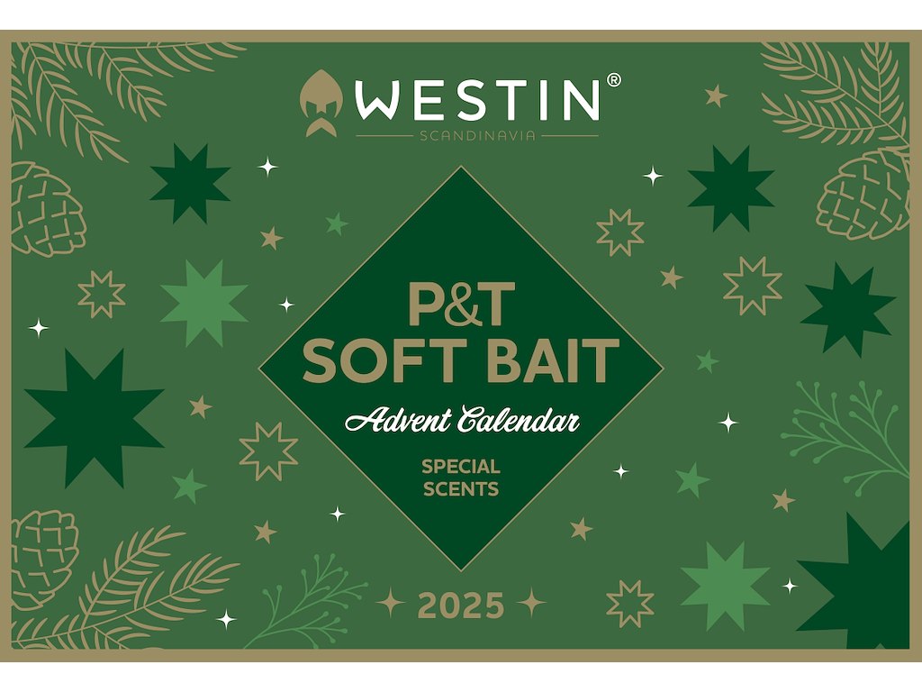 Advendikalender WESTIN 2025 P&T Soft Bait 39x27x3,8cm M141-014-005