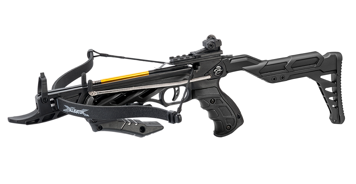 Amb Crossbow MAN KUNG MK-TCS2-G "Alligator" 80lbs. kabaga (black) (36,28kg) MK-TCS2-BK