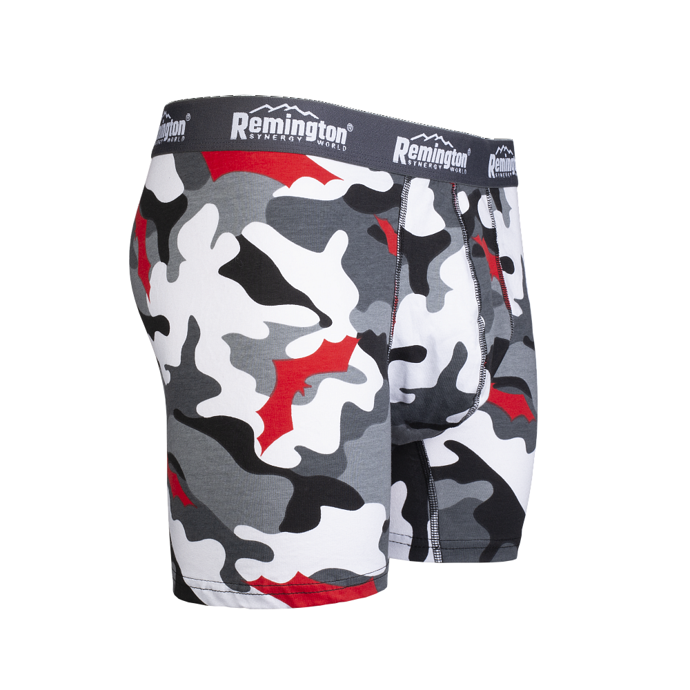 Bokserid Remington hall/valge kiri (3 tk/pk) BOXERGREY