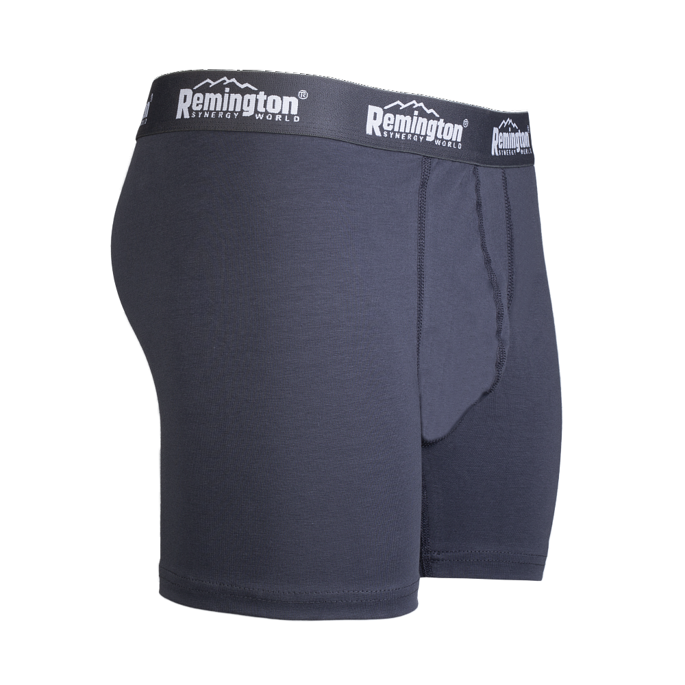 Bokserid Remington hall/valge kiri (3 tk/pk) BOXERGREY
