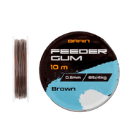 Brain F-Gum 0,6mm 8lb/4kg 10m Brown 18584734