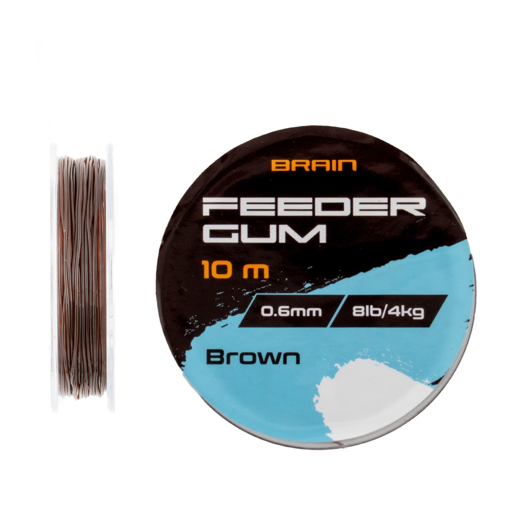 Brain F-Gum 0,6mm 8lb/4kg 10m Brown 18584734