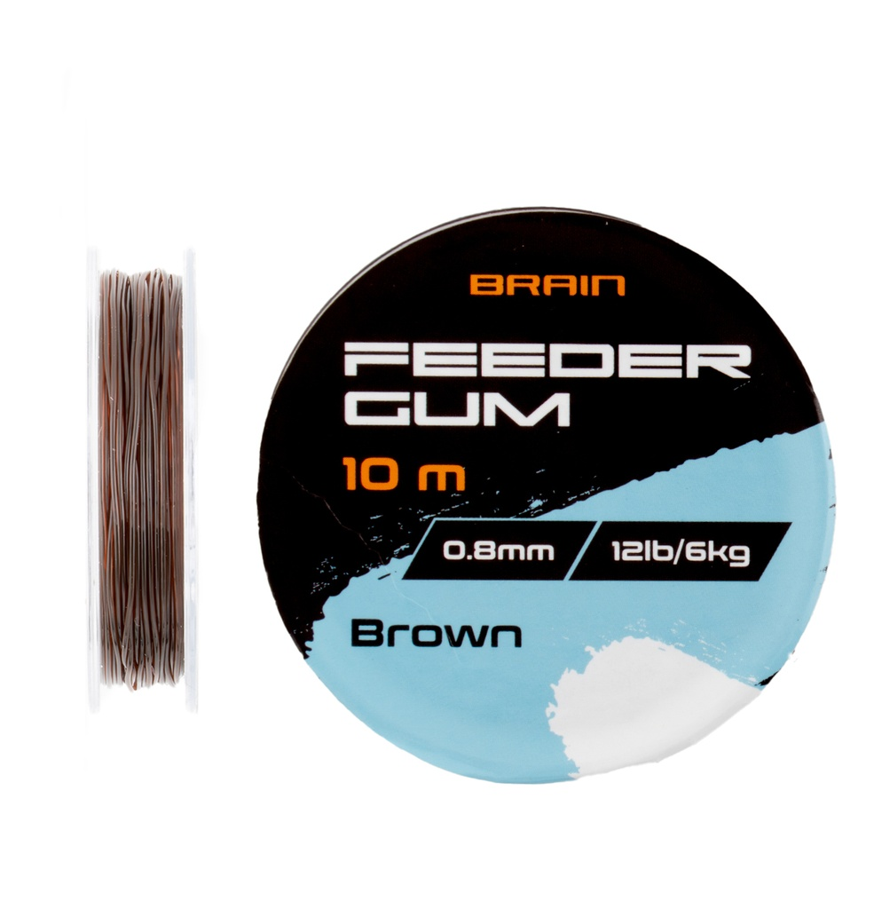 Brain F-Gum 0,8mm 12lb/6kg 10m Brown 18584735