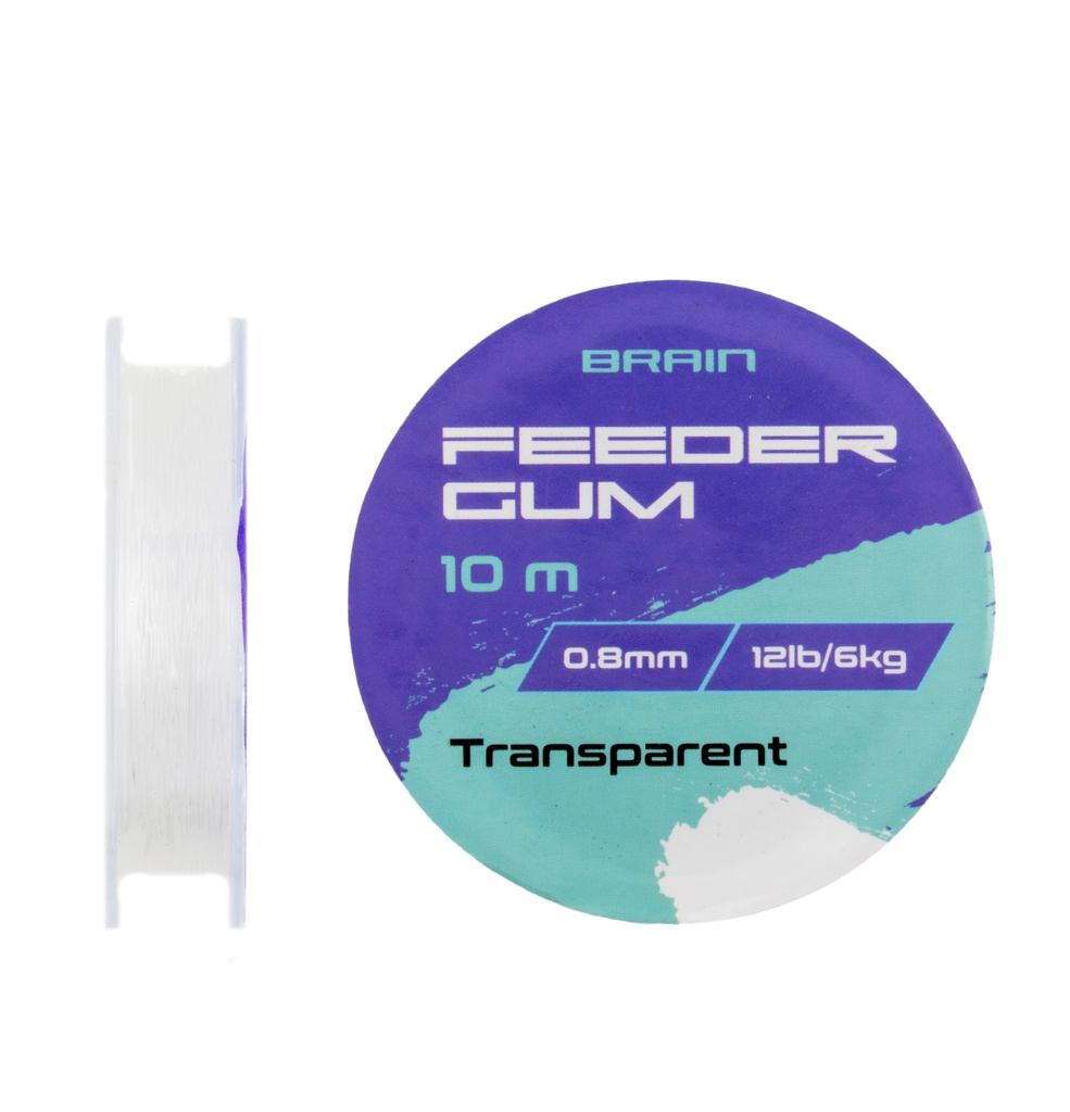 Brain F-Gum 0,8mm 12lb/6kg 10m Transparent 18584733