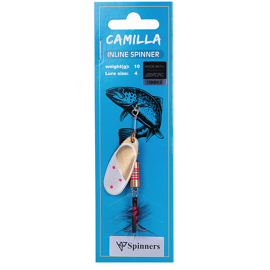 Camilla inline spinner with mouche