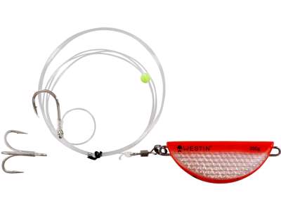 Elussööda rakendus WESTIN Halibut Anti Twist Rig 450g Orange Flash S082-306-088