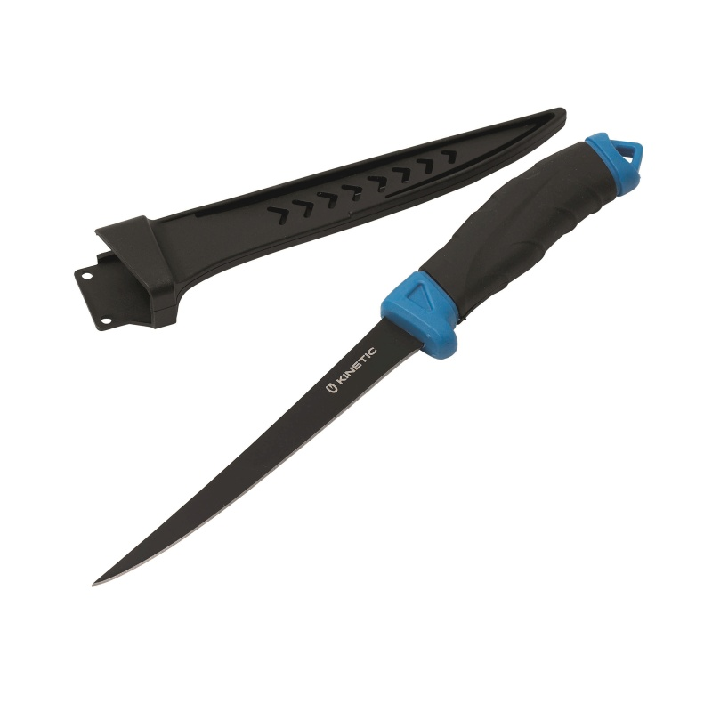 Fileenuga KINETIC Fillet Knife 6"/15cm tupega, kummikäepide, teflon G187-219-067