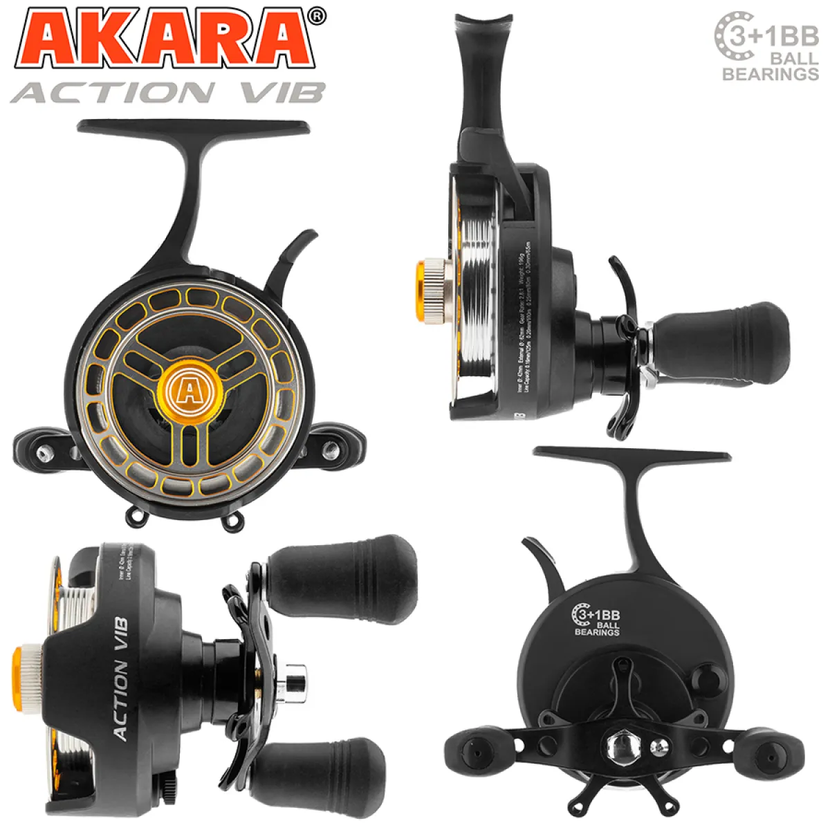 Inertsrull AK Action Vib 3+1BB 2,3:1 AWAV-4