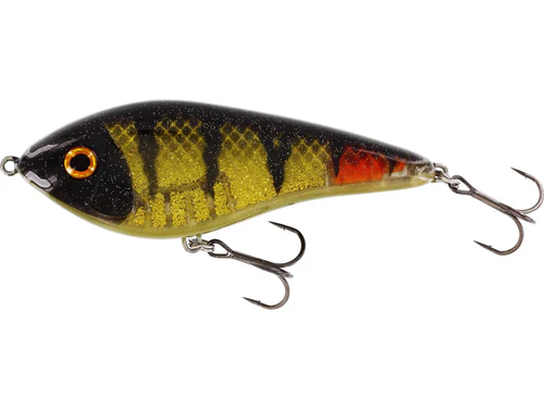 Jerk-lant WESTIN Swim Glidebait 6,5cm 9g Suspending 3d Oliveoil Perch P036-451-003