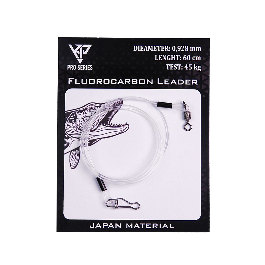 K.P Fluorocarbon leader 0.928mm/60cm 1pcs(S.Snap2) 6438239098347