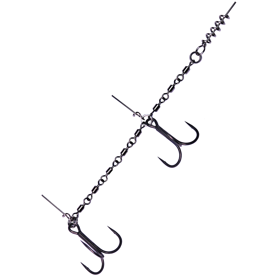 K.P Heavy Stinger rig Teflon hook 1/0 1pcs 6438239091546