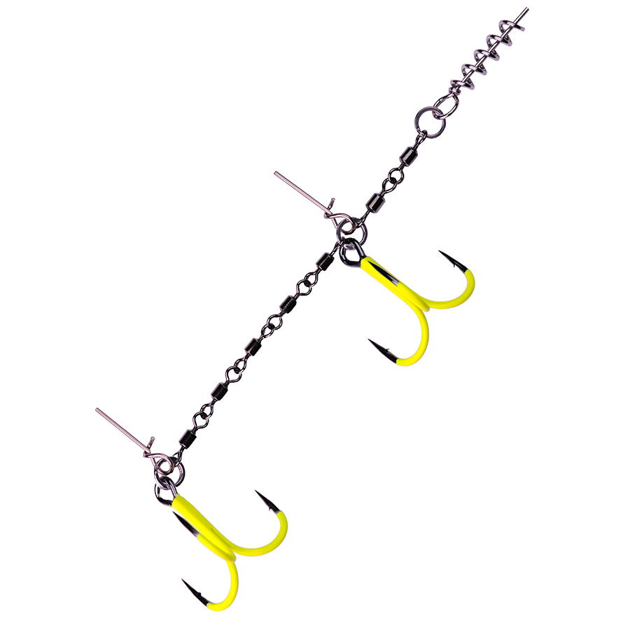 K.P Heavy Stinger rig UVY hook 2/0 1pcs 6438239000906