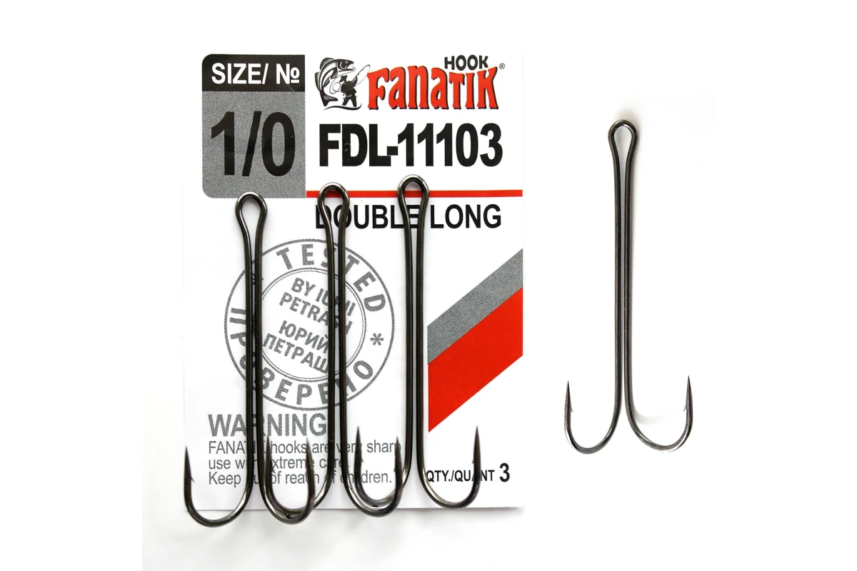Kahene konks FANATIK FDL-11103 pikk #1/0 3tk/pk FDL-11103-1_0