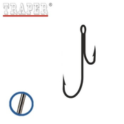 Kahene konks TRAPER Turkey black chrome nr.4 10tk/pk 93213