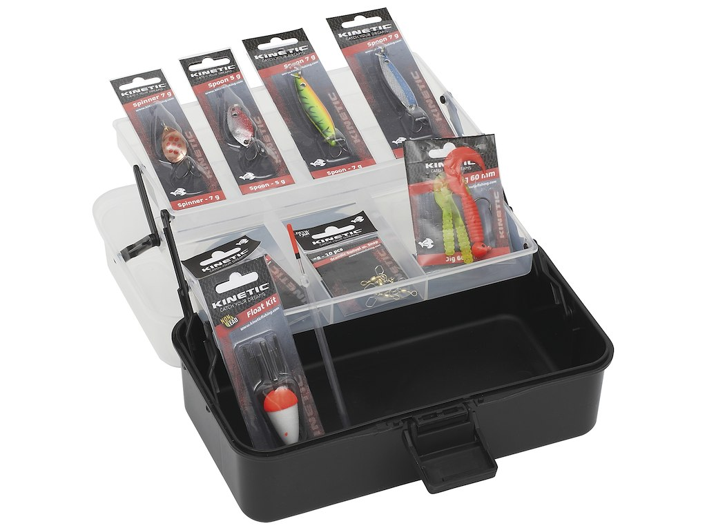 Kalastuskast KINETIC Freshwater Tackle Box Kit komplekt KS15079