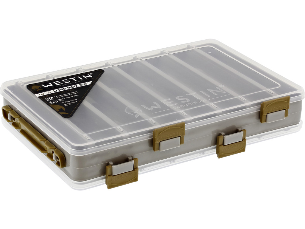 Karp WESTIN W3 Lure Box Double Sided 20,5x17x4,8cm I kahepoolne Y-kuju S S6 Grey/Clear B09-S6-026