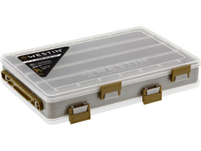 Karp WESTIN W3 Lure Box Double Sided 20,5x17x4,8cm - kahepoolne Y-kuju S S8 Grey/Clear B09-S8-027