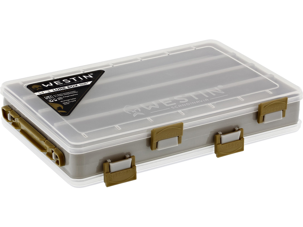 Karp WESTIN W3 Lure Box Double Sided 28,5x19x5cm - kahepoolne Y-kuju S8 Grey/Clear B09-S8-025