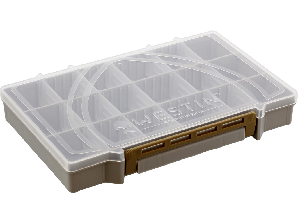 Karp WESTIN W3 Tackle Box 25x16,5x3,6cm S4 Grey/Clear B06-S4-024