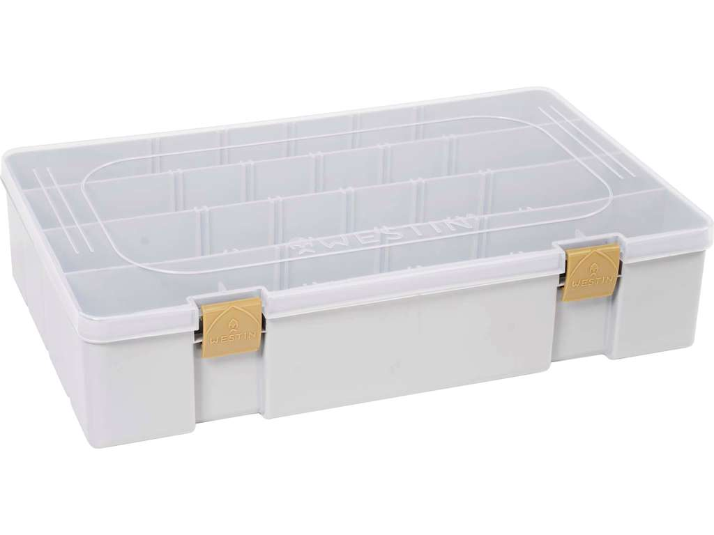 Karp WESTIN W3 Tackle Box 36x22,5x4,8cm S4 Grey/Clear B02-706-037