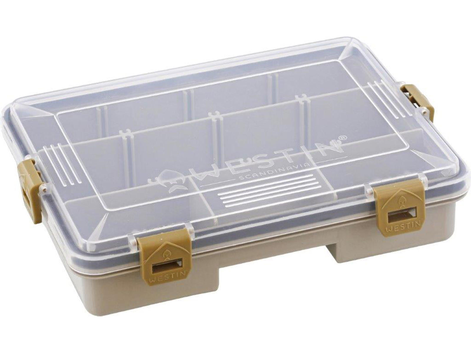 Karp WESTIN W3 WP Tackle Box 23x17x5,5cm veekindel S7 Grey/Clear B08-S7-039