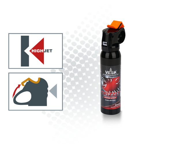 Karugaas VESK - GRIZZLY 150ml (tugeva toimega pipragaas loomade eest kaitseks) 20150-H