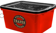 Kast kaanega TRAPER 17L punane 51501