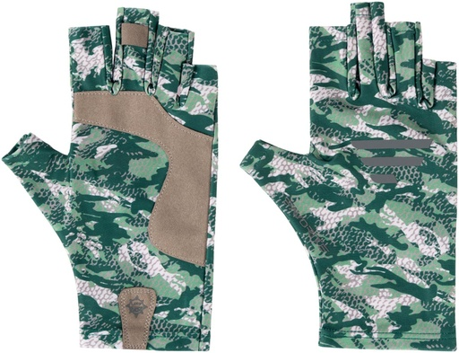 Kindad Favorite Solar Fishing Gloves 5 Cut L/XL ц:green 16930764