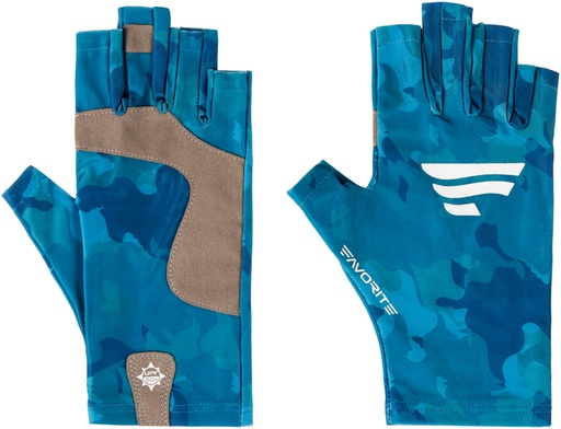 Kindad Favorite Solar Fishing Gloves 5 Cut S/M ц:blue 16930767