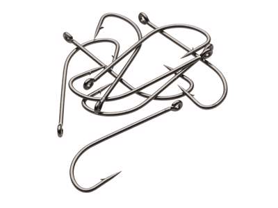 Konks KINETIC Long Shank Single Hook #1 Black 10pcs F627-007-034