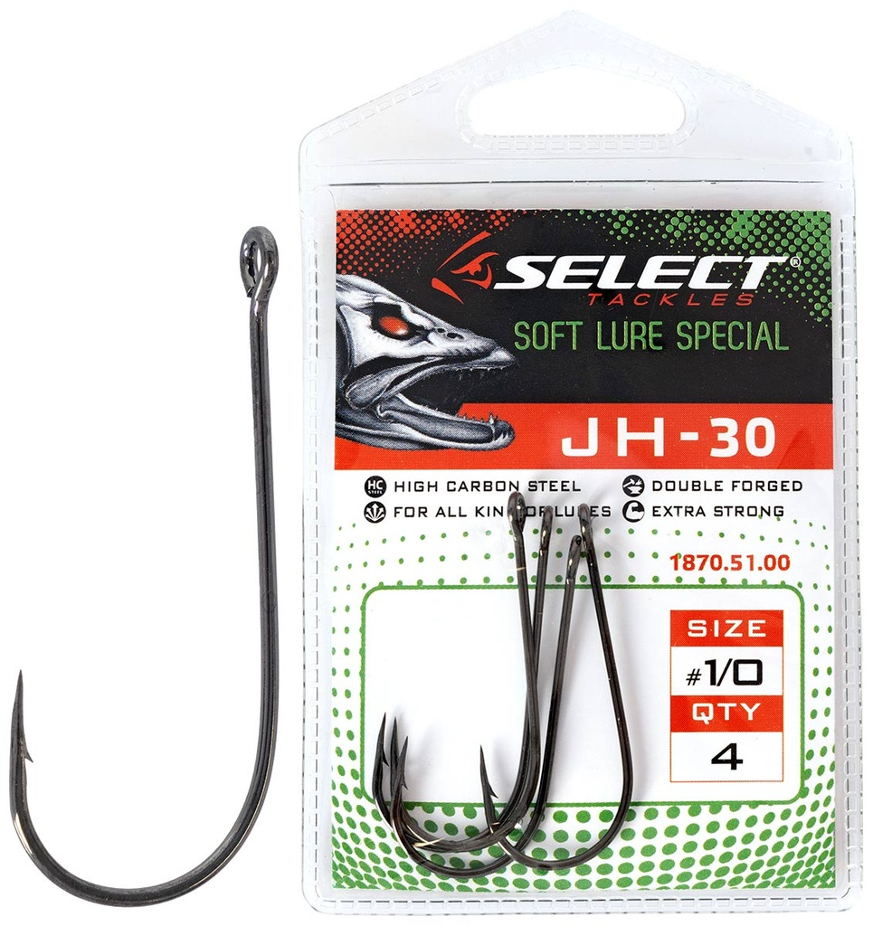 Konks SELECT Haczyki JH-30 #1/0 (4 tk/pk) 18705100