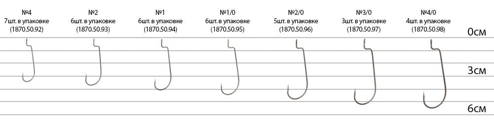Konks SELECT WH-11 #1/0 (6 tk/pk) 18705095