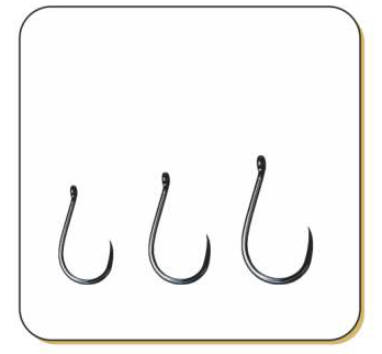 Konks TRAPER Hikara Select barbless black chrome nr.10 31878