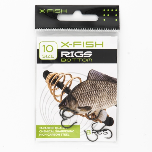 Konks X-Fish Koger (tonka) #10 (8 tk/pk) 19170335
