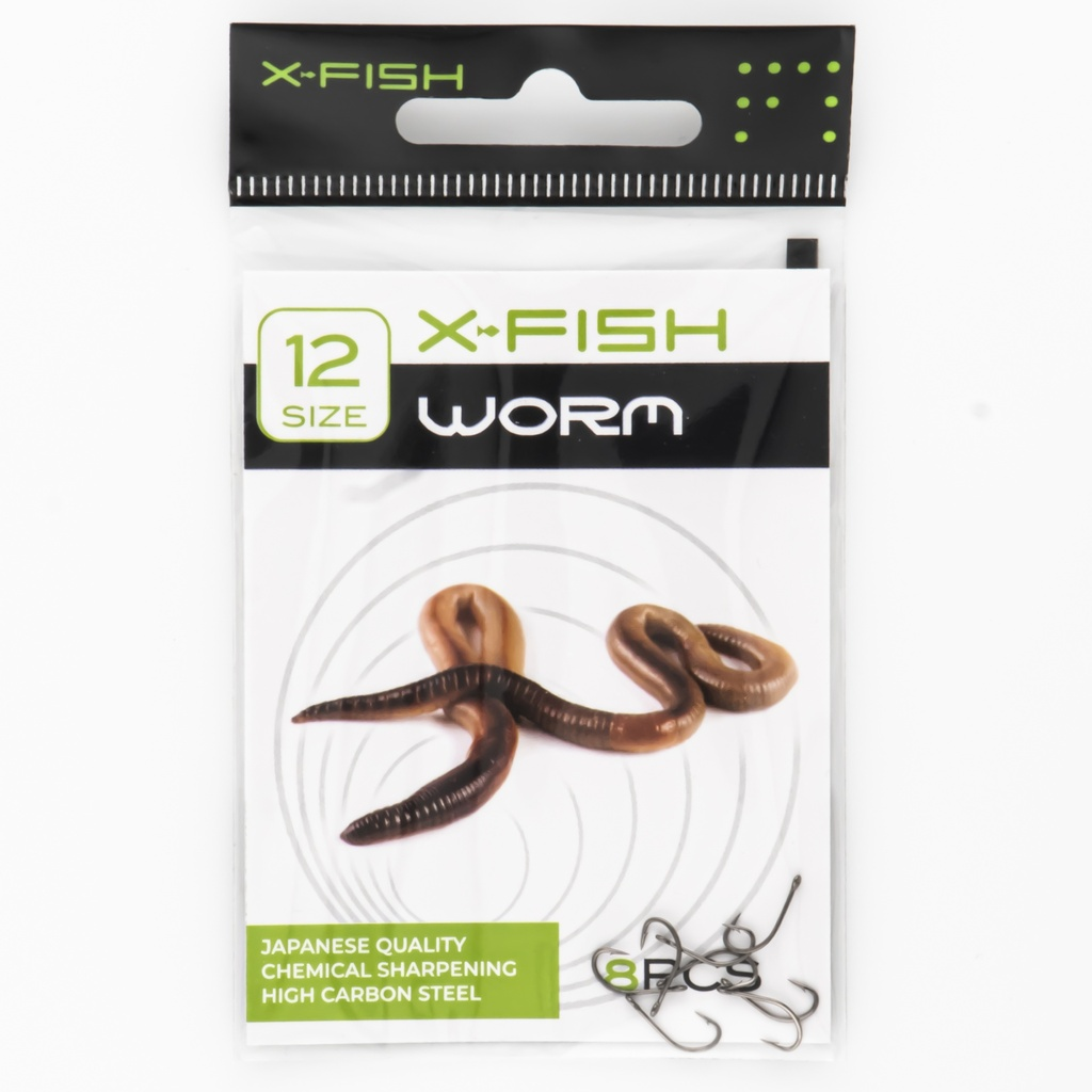 Konks X-Fish Vihmauss #8 (8 tk/pk) 19170360