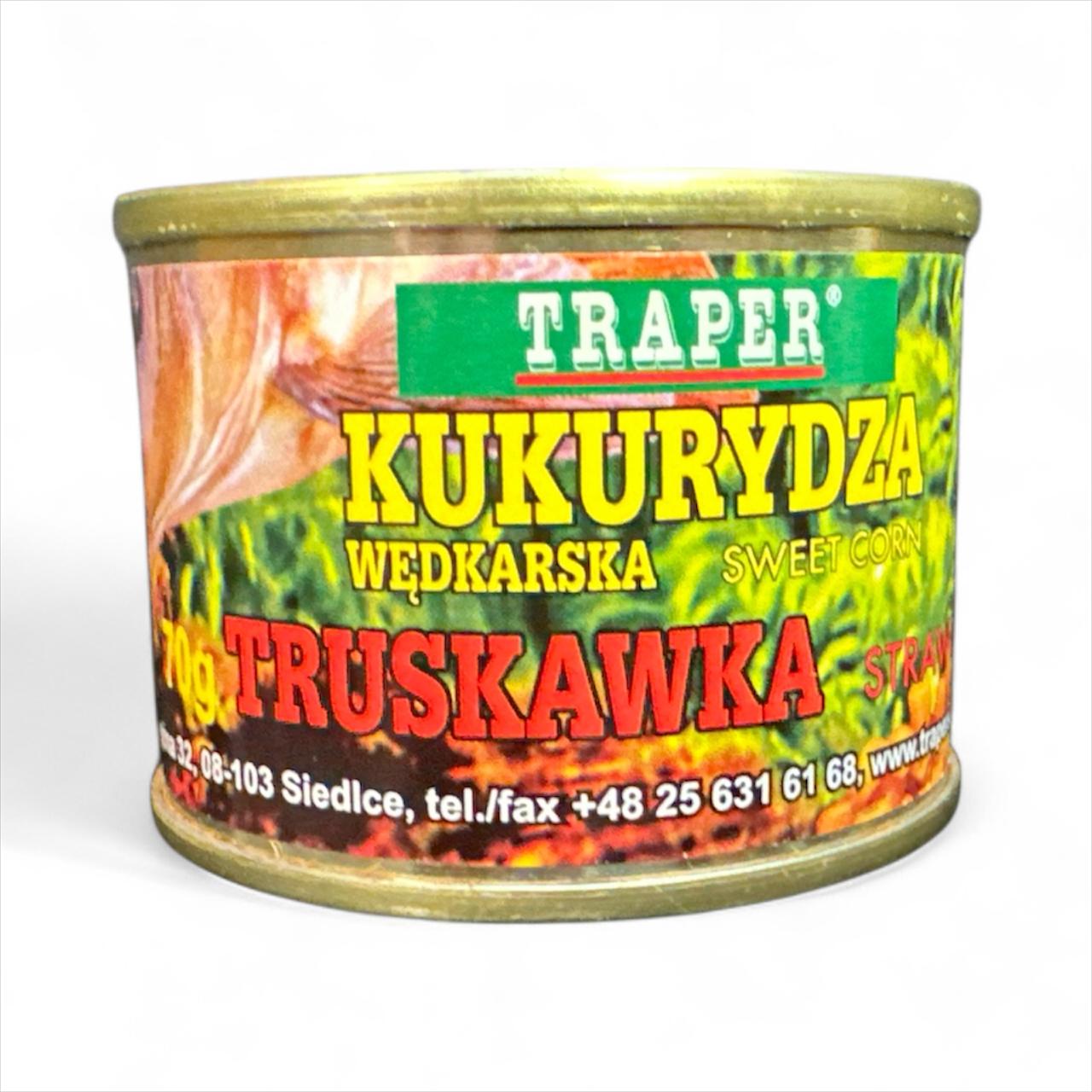 Konksusööt TRAPER mais 70g Maasikas 16014