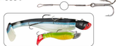 Kummikala rakendus TRAPER Stinger 5cm 18kg konks nr 2 30506