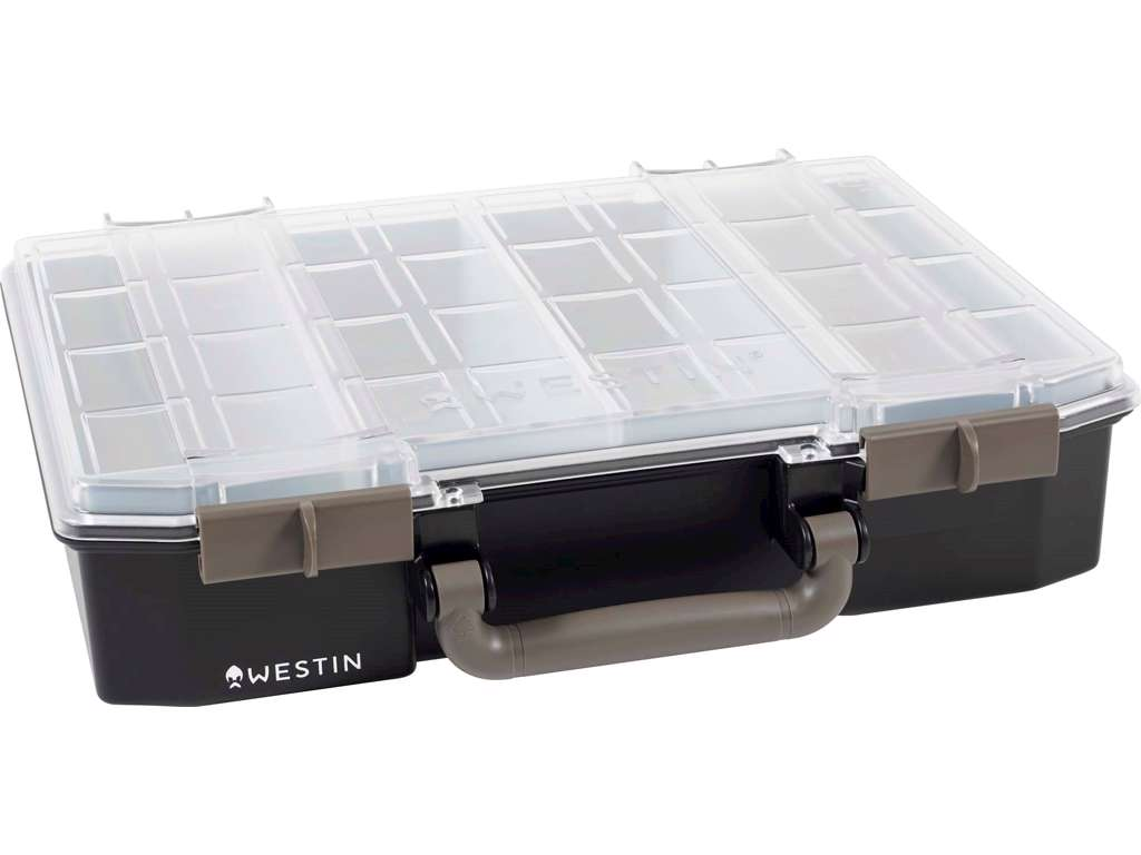 Landikohver WESTIN W6 Lure Vault Incl. 4 Inserts Black/Clear B01-685-079