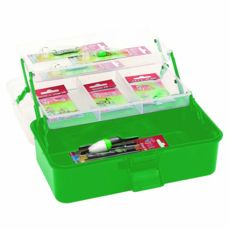 Laste kalastuskast KINETIC Little Viking Fun Fishing Kit Green D200-006-275 KS10010