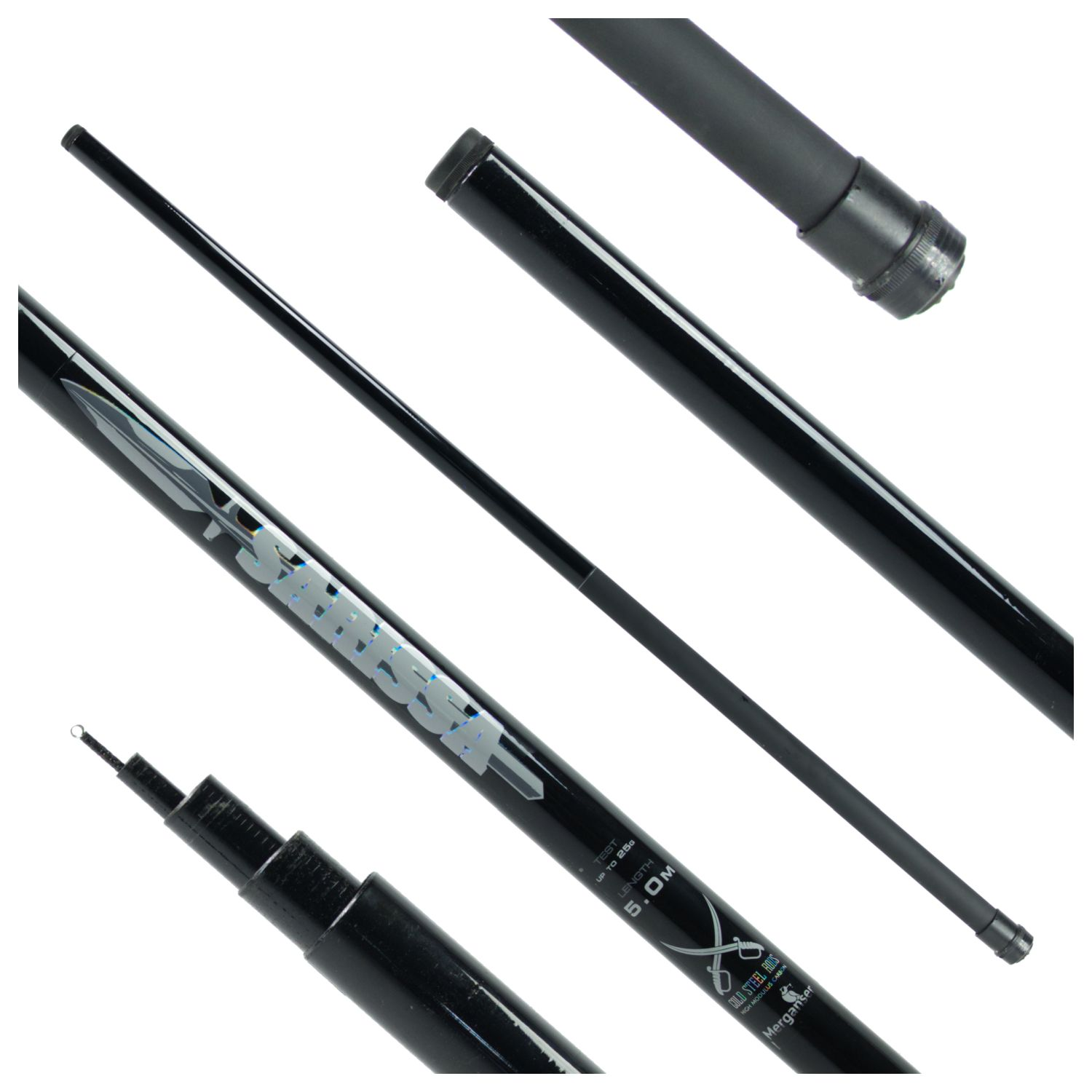 Lihtkäsiõng MG Sarissa Plus pole 5m (must) 69345