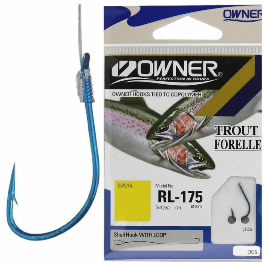 Lips OWNER RL175-06 konks nr.6 0,18mm 70cm 10tk .252