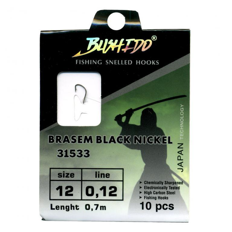 Lips TRAPER Bushido Brasem BN konks nr.10 tamiil 0,14mm pikkus 70cm 10tk 31534