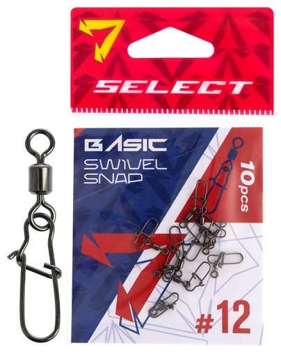 Lõks+ pööral SELECT Basic Swivel Snap #12 (10 tk/pk) 18707548