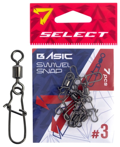 Lõks+ pööral SELECT Basic Swivel Snap #3 (7 tk/pk) 18707552