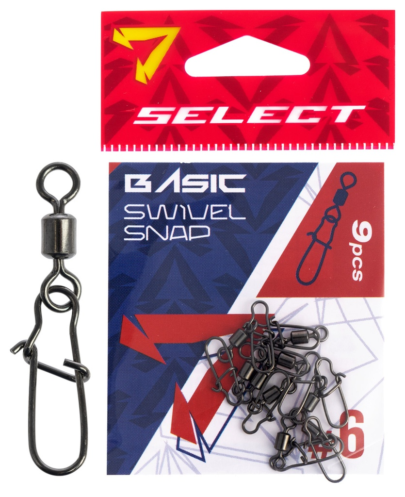Lõks+ pööral SELECT Basic Swivel Snap #6 (9 tk/pk) 18707550