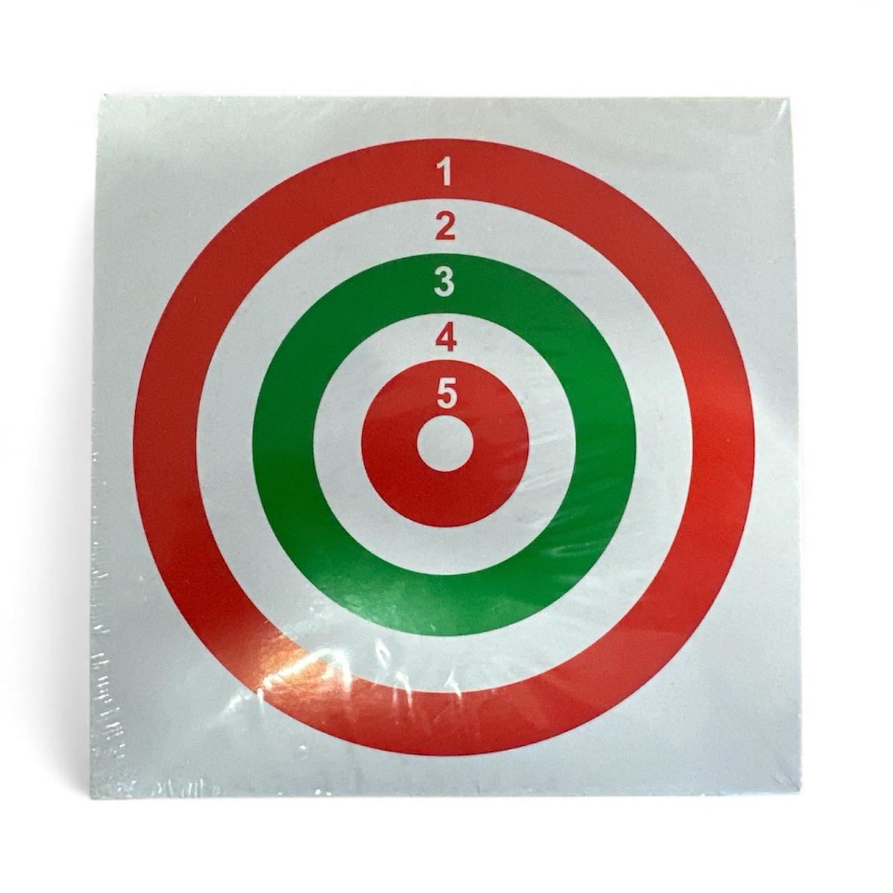 Märkleht MegaLine tricolour 14x14 cm valge/roheline/punane 100 tk C1408