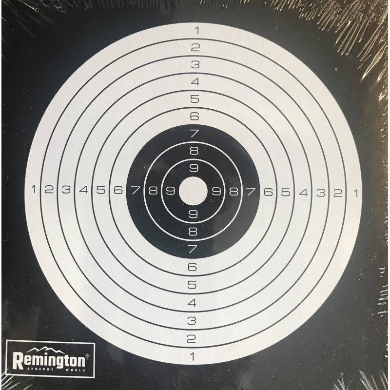 Märkleht Paper Target (100tk) 14x14 cm (must/valge 1-9) 00261706