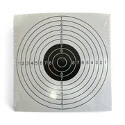 Märkleht Paper Target (100tk) 14x14 cm (valge/must 1-8) 00261705